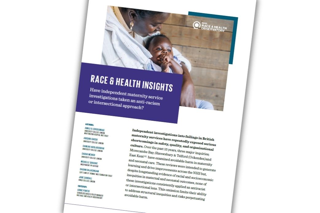 Review of past maternity investigations briefing preview